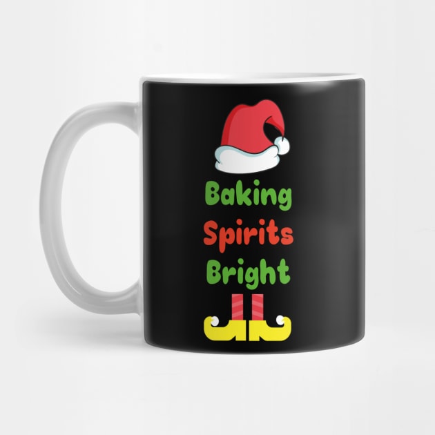 Elf - Baking Spirits Bright Christmas Baking by ScrewpierDesign